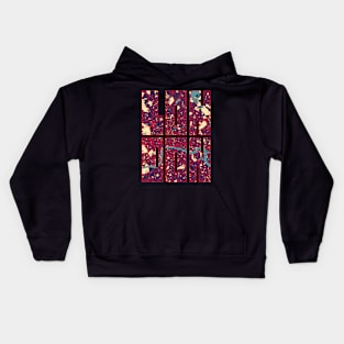 London, England  Map Typography - Hope Kids Hoodie